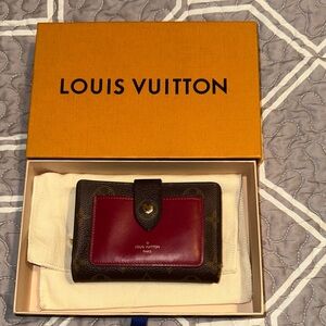 Louis Vuitton Burgundy and Dark Brown Key Holder